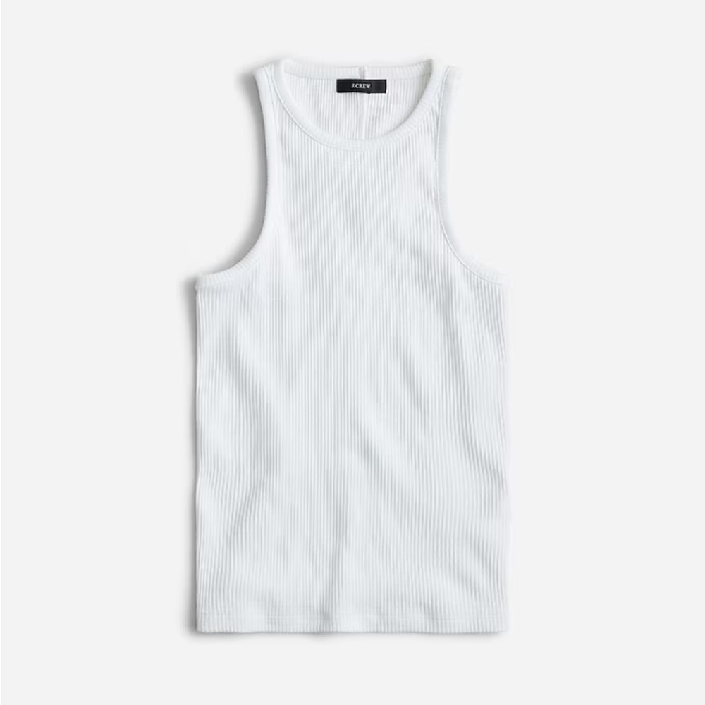 J. Crew Organic Slub White Tee